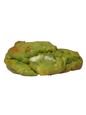 Pandan Coconut White Chocolate Cookie